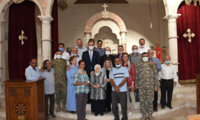 Vali Erin, Resulayn’daki Süryani cemaatiyle buluştu