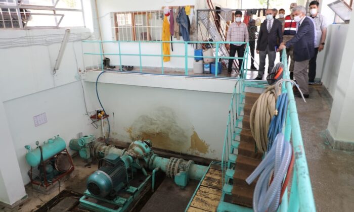 Vali Makas, tarımsal sulama faaliyetlerini inceledi