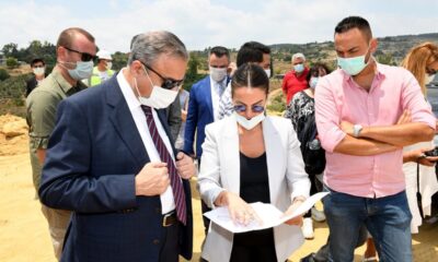 Vali Su, TÜİOSB şantiye alanında incelemelerde bulundu