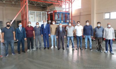 Vali Varol, Parke Üretim Tesisini ziyaret etti