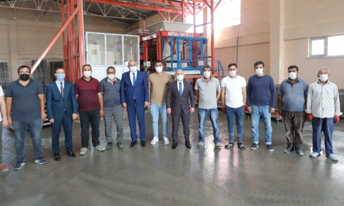Vali Varol, Parke Üretim Tesisini ziyaret etti