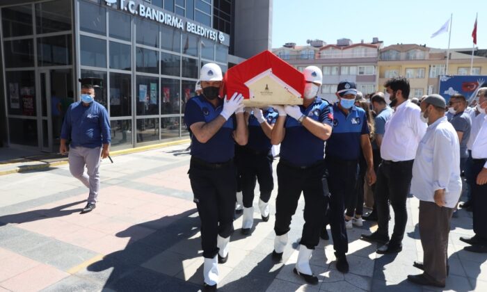 Vefat eden Belediye Başkanı için tören düzenlendi