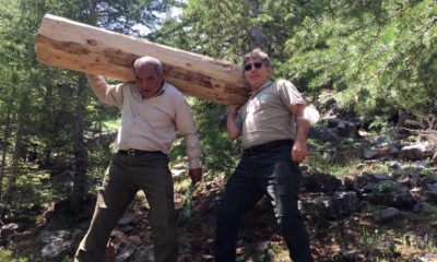 Yaban hayatı için su yalakları oluşturuldu