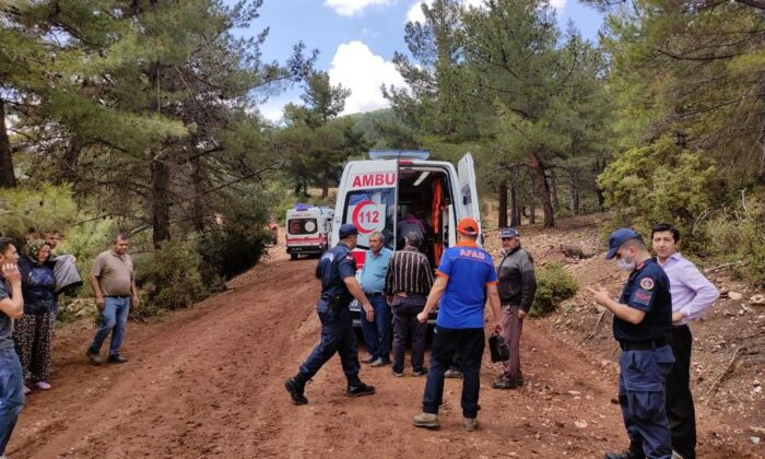 Yağmurdan korunmak için sığındıkları ağaca yıldırım düştü