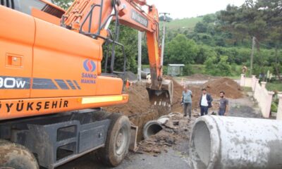 Yağmursuyu suyu sorununu SASKİ çözüme kavuşturdu