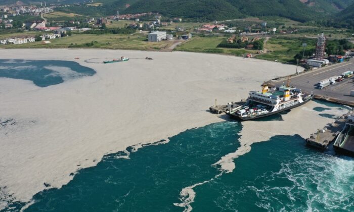 Yalova’da 169 metreküp müsilaj denizlerden temizlendi