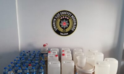 Yalova’da kaçak alkol operasyonu