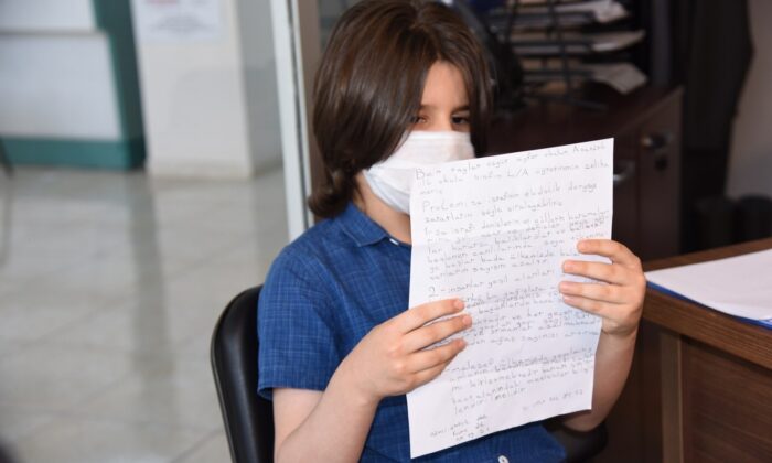 Yazdığı mektupla su tasarrufu çağrısında bulundu