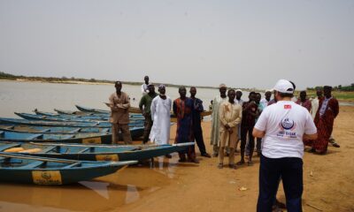 Yedi Başak’tan Nijer vatandaşlarına balıkçı teknesi