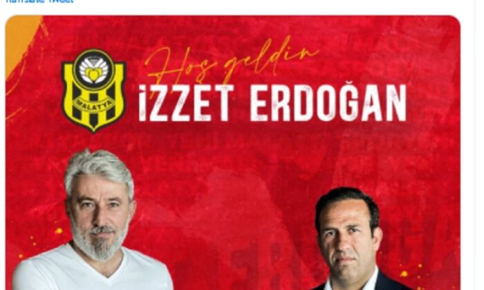 Yeni Malatyaspor’da sportif direktörlüğe İzzet Erdoğan getirildi