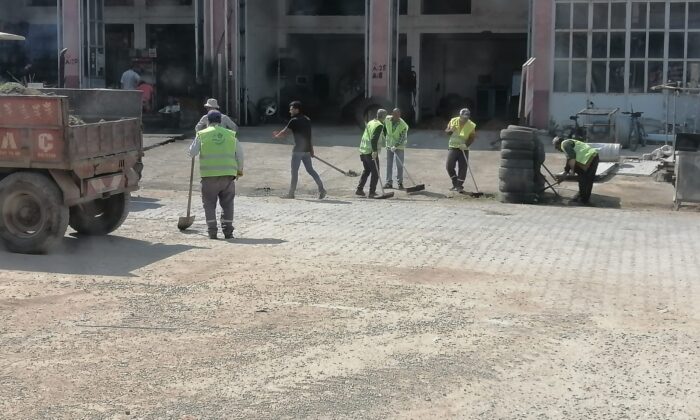 Yeni sanayi sitesinde genel temizlik