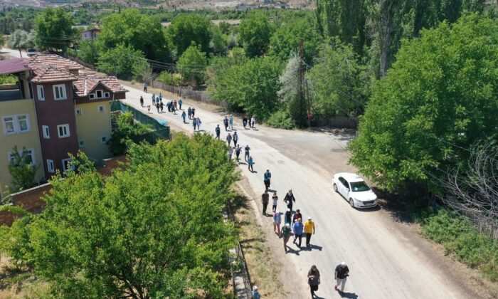 Yeşilyurt’ta doğa yürüyüşü yapıldı
