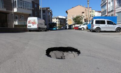 Yol çöktü, vatandaşın aldığı önlem gülümsetti