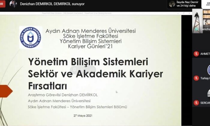Yönetim Bilişim Sistemleri Bölümü’nde sektör ve akademik kariyer fırsatları konuşuldu