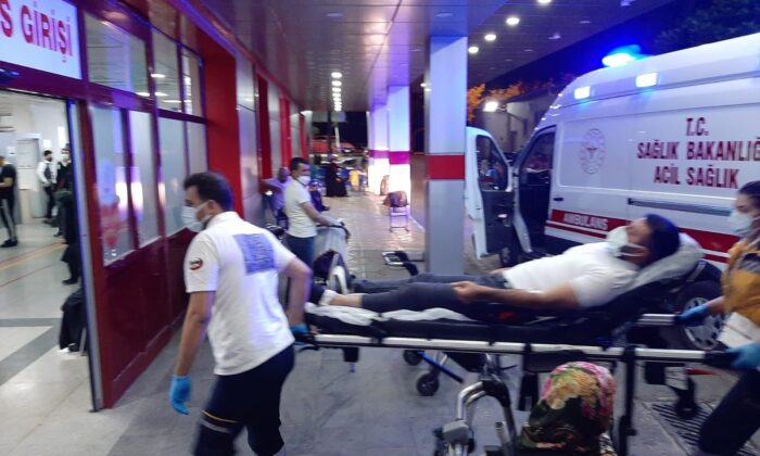 Yorgun mermi devriye gezen komiseri yaraladı