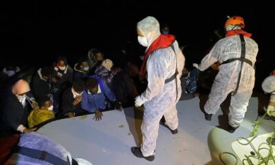 Yunan unsurları tarafından geri itilen 32 göçmen kurtarıldı