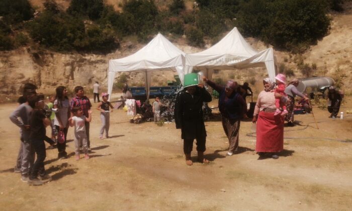 Yüzyıllardır devam eden yağmur duası geleneği Çal’da devam etti