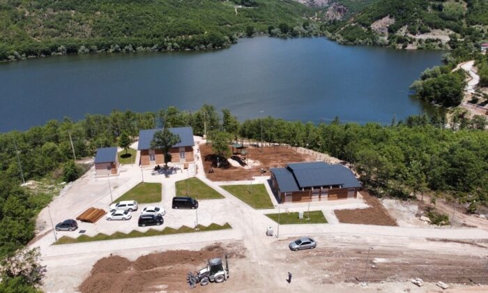 Zinav gölü turizme kazandırılıyor