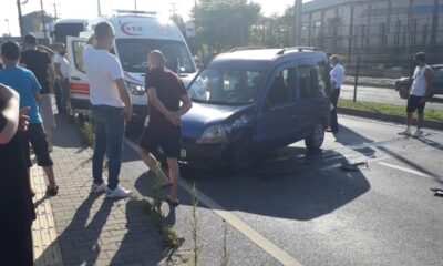 Zonguldak’ta otomobil ile kamyonet çarpıştı: 2 yaralı