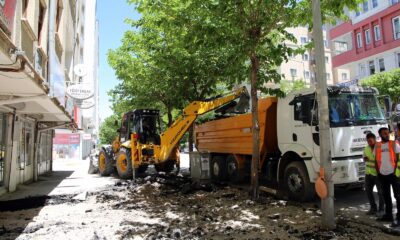 Zübeyde Hanım Caddesi’nde yenileme çalışması