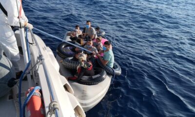 14 düzensiz göçmen kurtarıldı