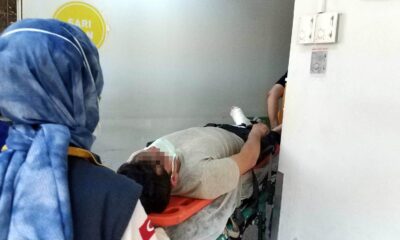 3. katın balkonundan düşen genç ölümden döndü