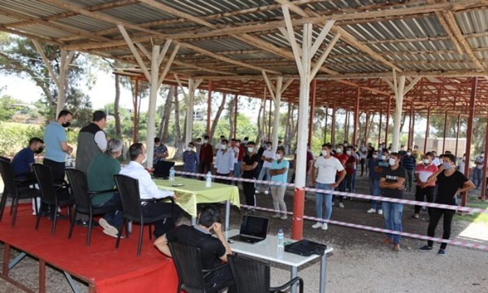 Adana’da 65 geçici işçi için kura çekimi yapıldı