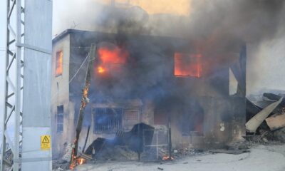 Adana’daki orman yangınında evler alevlere teslim oldu