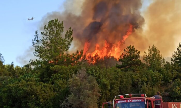 Afyon’dan Manavgat yangınına destek