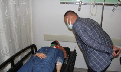 Ağrı İl Milli Eğitim Müdürü Tekin kazada yaralanan öğretmenleri ziyaret etti