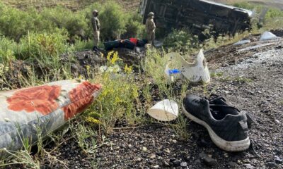 Ağrı’da yolcu otobüsü şarampole devrildi: 1 ölü, 26 yaralı