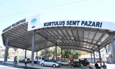 Aksaray’da Kurtuluş Semt Pazarı yenilendi