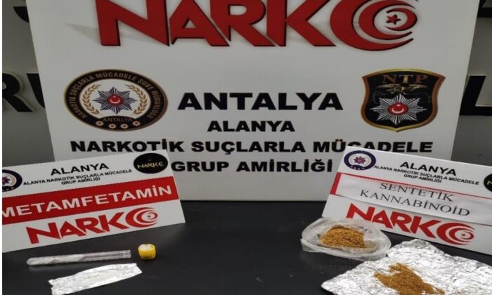 Alanya’da uyuşturucu operasyonu: 2 gözaltı