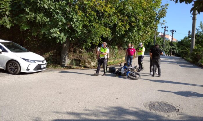 Alaplı’da motosiklet kazası: 1 yaralı