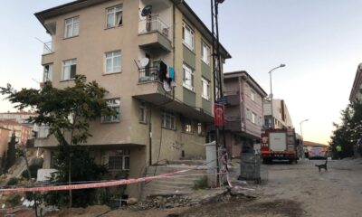 Ankara’da istinat duvarında hasar oluşan binada topuk dolgu çalışması yapıldı