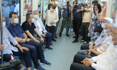 Antalya’da 3. Etap Raylı Sitemin test sürüşü CHP’li 10 büyükşehir belediye başkanının katılımıyla başladı