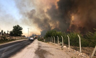Antalya’daki orman yangını büyüyor