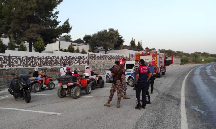 Araziden çıkan duman Özel Harekat polislerini harekete geçirdi