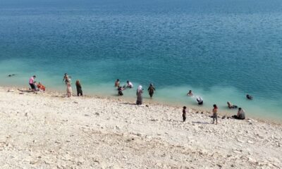 Artan boğulma vakalarına rağmen barajda serinlediler