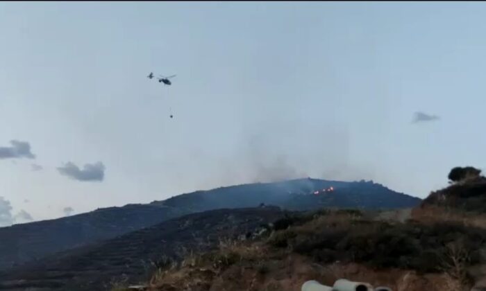 Avşa Adası’nda makilik alanda çıkan yangın söndürüldü