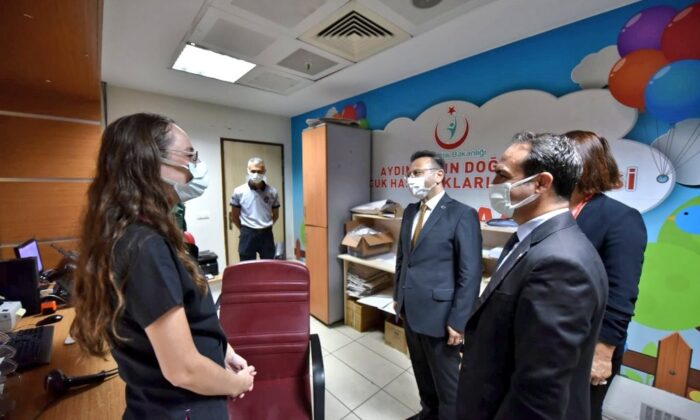 Aydın Valisi Aksoy sağlık çalışanları ve hastaları unutmadı