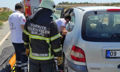 Aydın’da trafik kazası: 1 yaralı