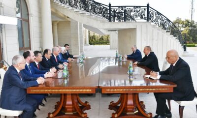 Azerbaycan Cumhurbaşkanı Aliyev, AK Parti Genel Başkanvekili Kurtulmuş’u kabul etti