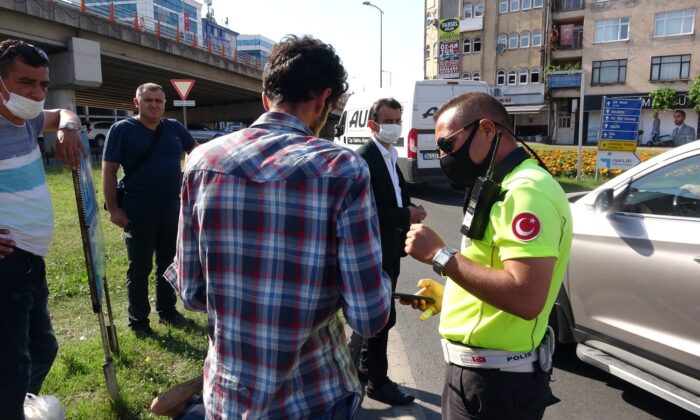 Babasını hastaneye götürmek isterken kaza yaptı