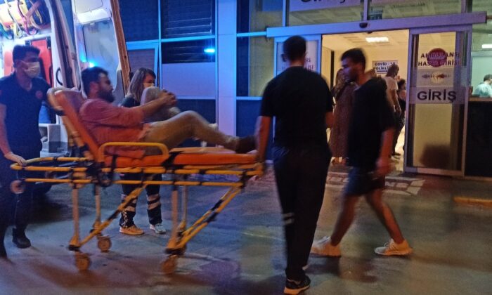 Bafra’da silahlı yaralama