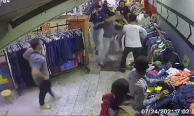 Bahçelievler’de hırsızlık şüphelisine meydan dayağı kamerada