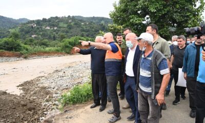 Bakan Adil Karaismailoğlu Arhavi’de incelemelerini sürdürdü