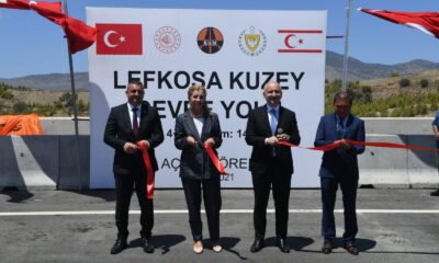 Bakan Karaismailoğlu, Lefkoşa Kuzey Çevre Yolu’nun açılışını gerçekleştirdi