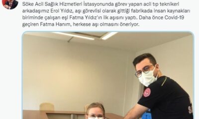 Bakan Koca’dan aşı paylaşımı