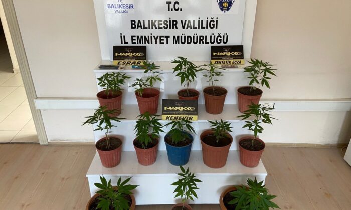 Balıkesir’deki uyuşturucu operasyonlarında 10 gözaltına